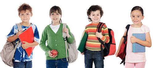 11047912 niños en la vuelta al cole al incio del curso escolar